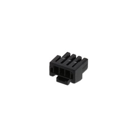 Molex 1.25WTB SINGLE REC HSG 3CKT BLACK 505565-0301